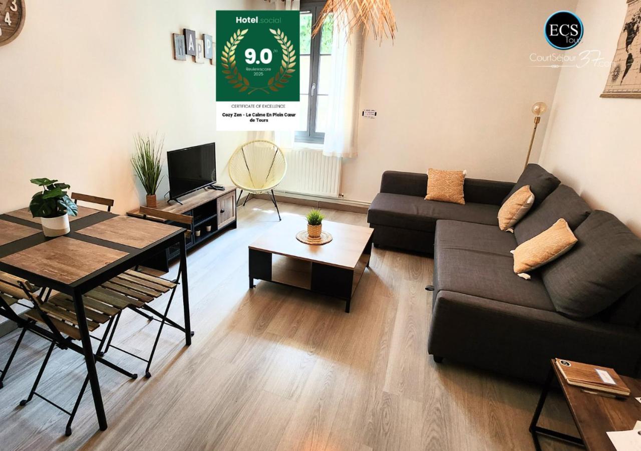 "Cozy Zen" 1 Grande Chambre - Calme - Arrivee Autonome - 6 Pers - Parking Gratuit Tours Kültér fotó